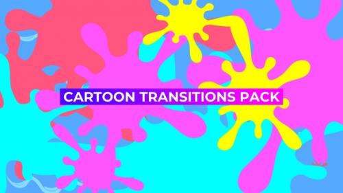 Videohive - Cartoon Transitions Pack - 34151224 - 34151224