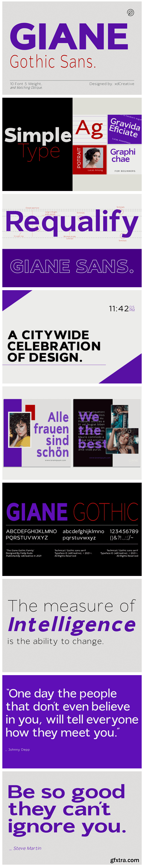 Giane Gothic Sans Font