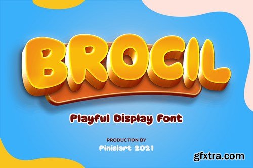 BROCIL - kids font