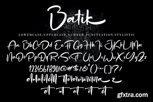 Batik Font