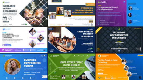 Videohive - Conference Posters & Banners - 31917958 - 31917958