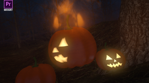 Videohive - Halloween Forest Logo - 34220966 - 34220966