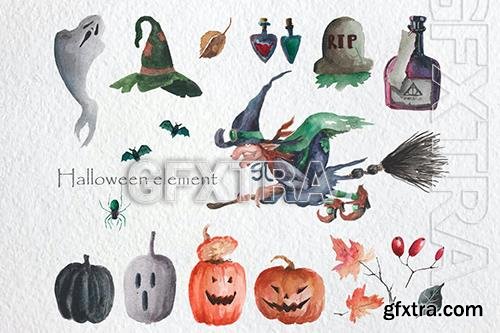 Halloween Watercolor Set BDPQ336