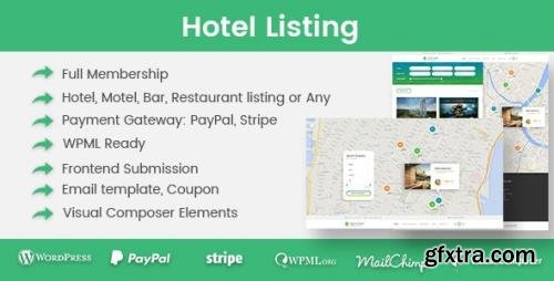 CodeCanyon - Hotel Listing v1.3.3 - WordPress Plugin - 19600262