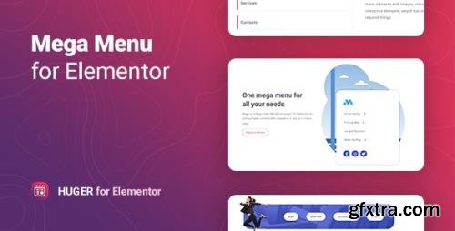 CodeCanyon - Huger v1.0.4 - Mega Menu for Elementor - 33333635