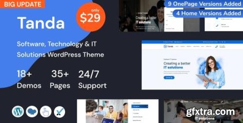 ThemeForest - Tanda v1.5.3 - Software & IT Solutions WordPress Theme - 30326021