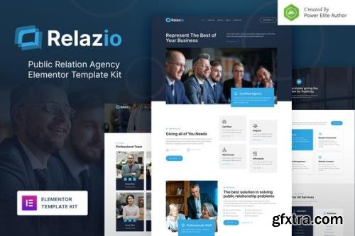 ThemeForest - Relazio v1.0.0 - Public Relation Agency Elementor Template Kit - 34215022