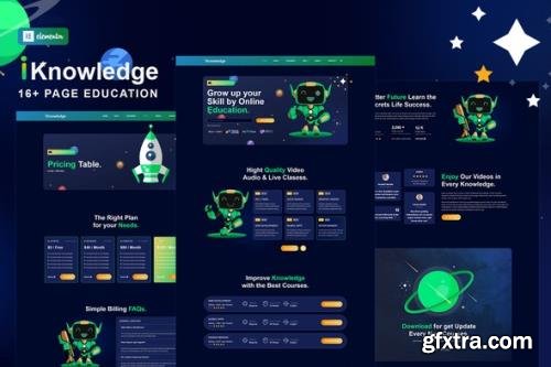 ThemeForest - iKnowledge v1.0.1 - Education Online & Learning Platform Elementor Template Kit - 34145589