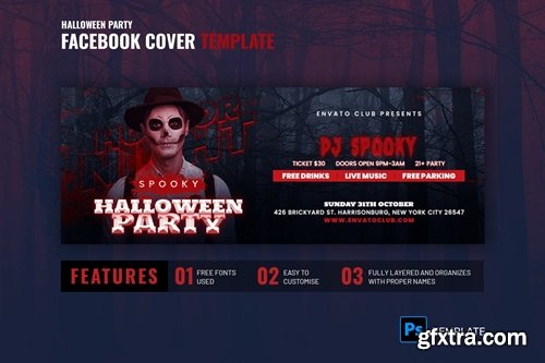 Facebook Cover | Halloween Party