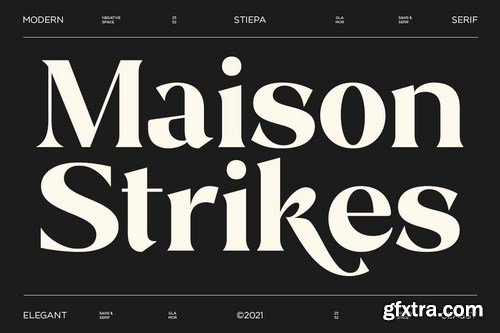 Stiepa Modern Serif & Bonus Sans