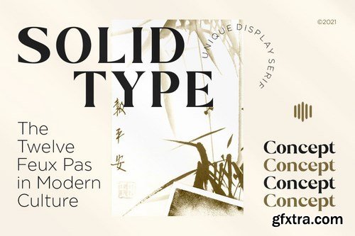 Stiepa Modern Serif & Bonus Sans