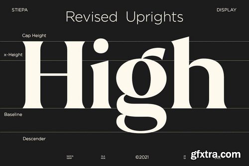 Stiepa Modern Serif & Bonus Sans