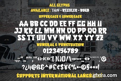 AROGUN - Graffiti Display Font