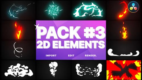 Videohive - Elements Pack 03 | DaVinci Resolve - 34222215 - 34222215