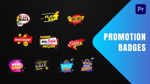 Videohive - Badges Sale Promo Mogrt 19 - 34255803 - 34255803