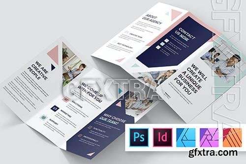 Brochure – Creative Agency Studio Tri-Fold DGHS7MN