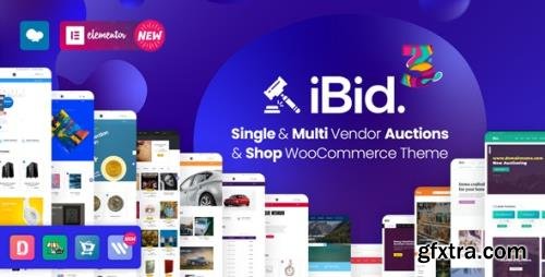 ThemeForest - iBid v3.3.1 - Multi Vendor Auctions WooCommerce Theme - 24923136