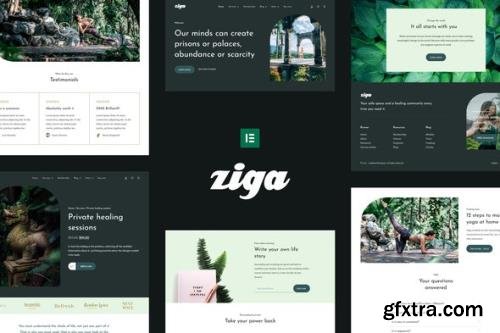 ThemeForest - Ziga v1.0.0 - Healer & Life Coach Elementor Template Kit - 34114849