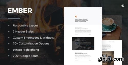 ThemeForest - Ember v3.4.0 - Responsive WordPress Blog Theme - 19642719