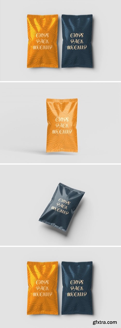 Snack Bar Packaging Mockups