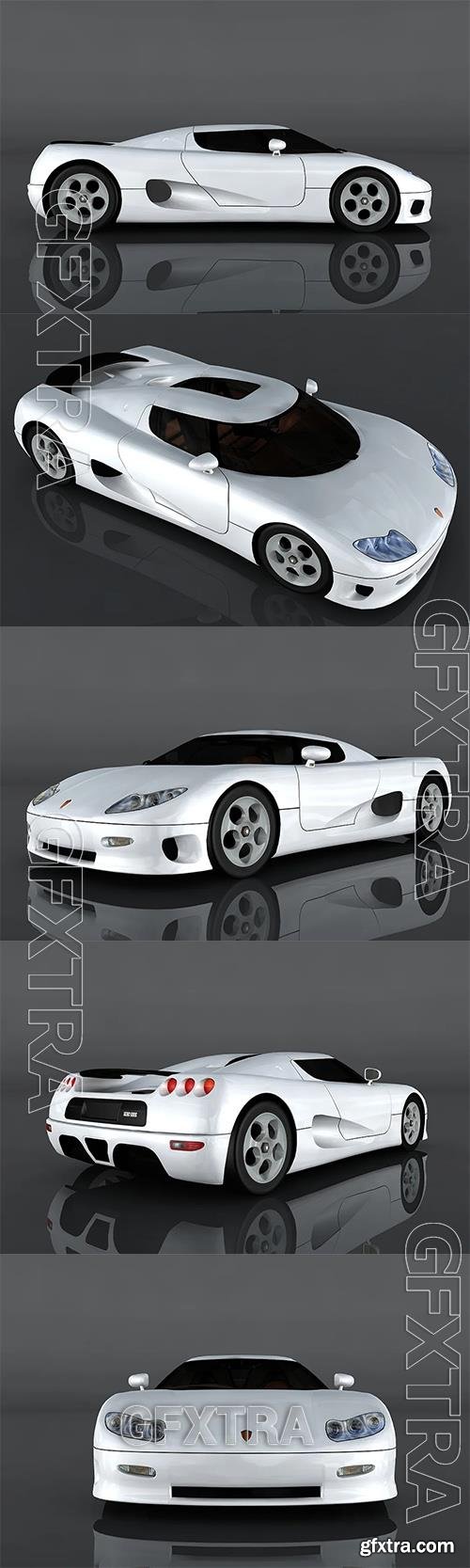 2002 Koenigsegg CC8S 3d model Model o175647