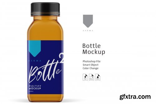 CreativeMarket - Bottle Mockup 5 3684764