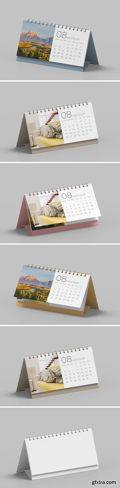 Desk Calendar Mockups