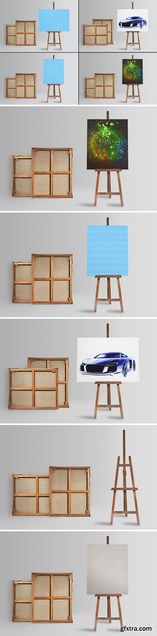 Easel_And_Canvas_Mockup