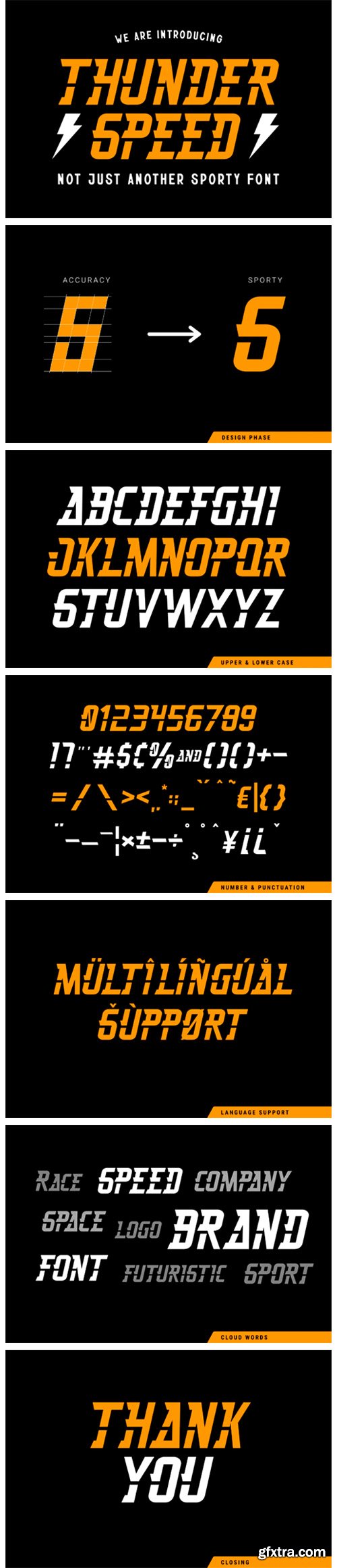 Thunderspeed Font