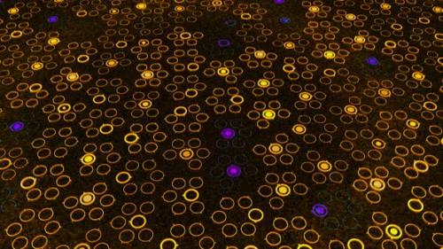 Videohive - Glowing electronic pattern of moving dots - 34167859 - 34167859