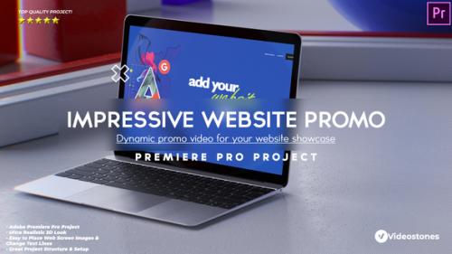 Videohive - Impressive Website Promo - Web Demo Video Premiere Pro - 34227400 - 34227400