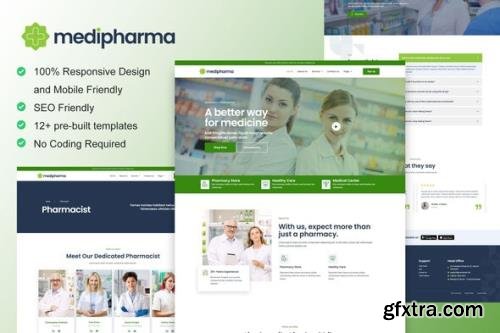 ThemeForest - MediPharma v1.0.0 - Pharmacy & Medical Elementor Template Kit - 34227741