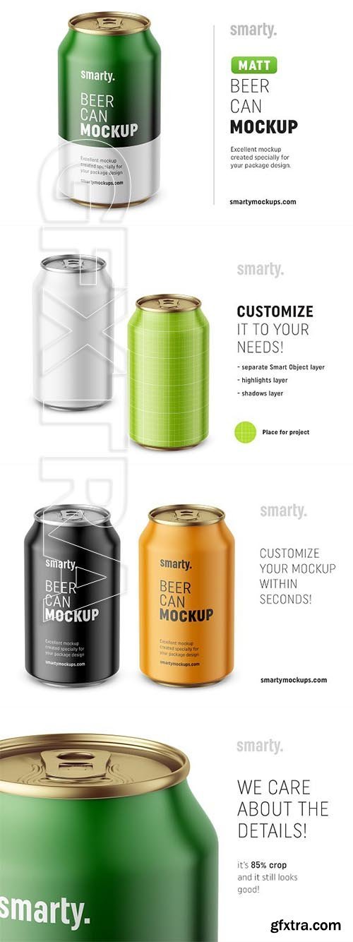 CreativeMarket - Beer can mockup 330 ml 3210560