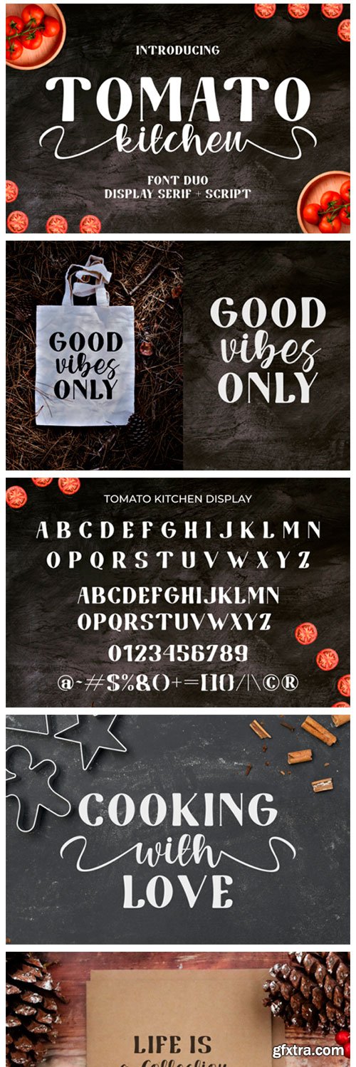 Tomato Kitchen Duo Font