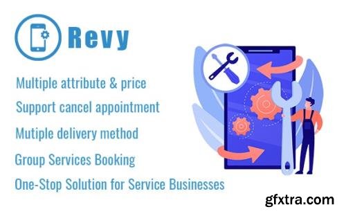 CodeCanyon - Revy v1.3 - WordPress booking system for repair service industries - 32384781