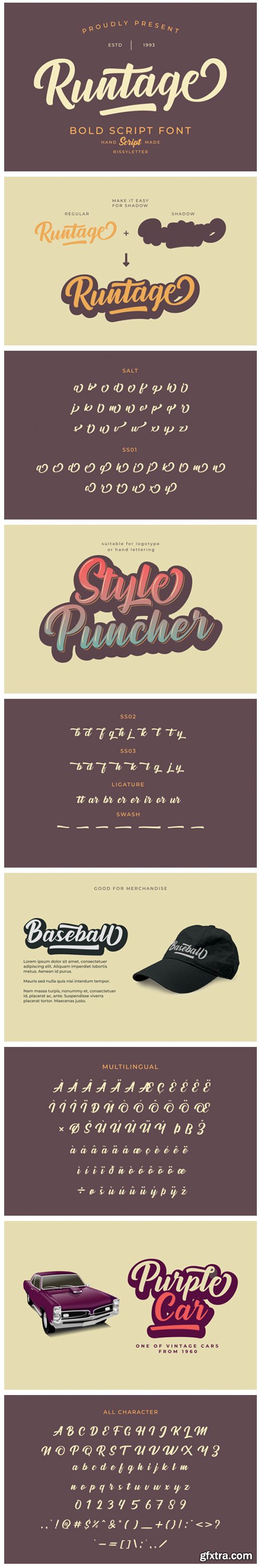 Runtage Font