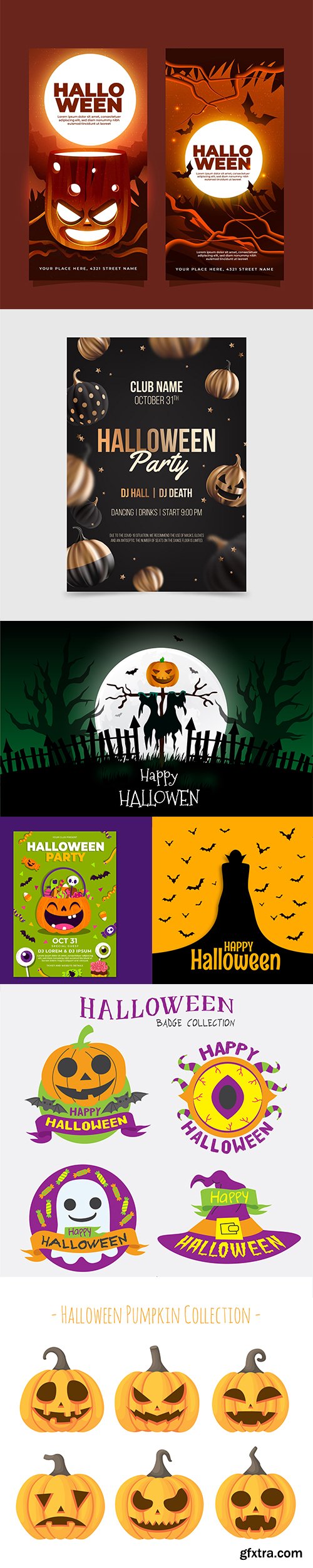 Happy halloween celebration collection vol7