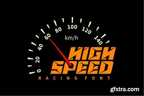 HIGH SPEED Font