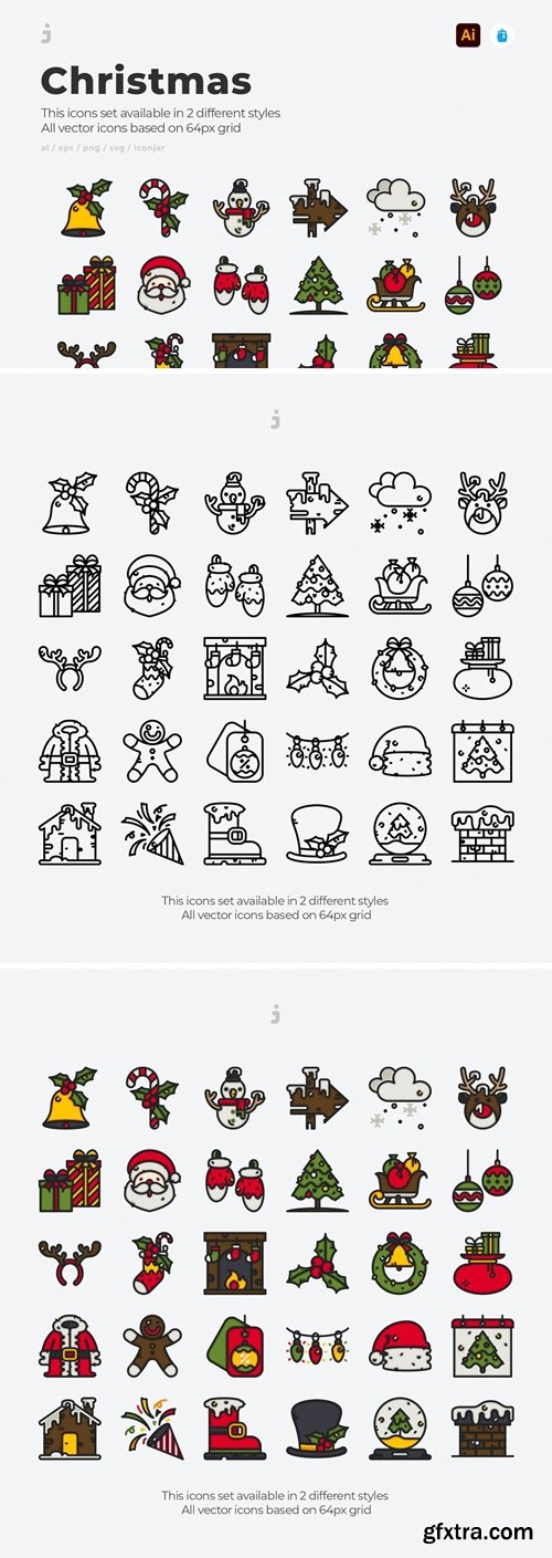 30 Christmas Icons