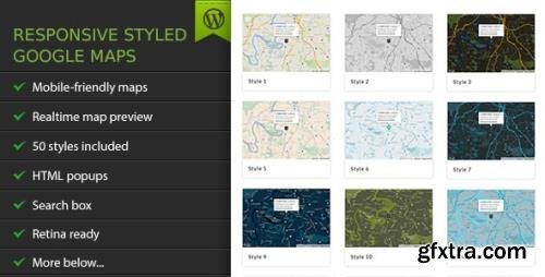 CodeCanyon - Responsive Styled Google Maps v5.1 - WordPress Plugin - 3909576