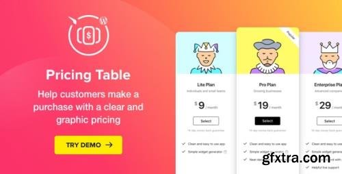 CodeCanyon - Pricing Table v2.6.1 - WordPress Pricing Table Plugin - 20841735