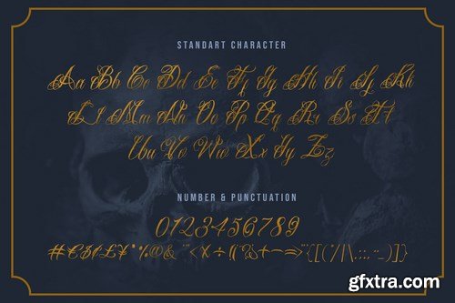 Sinister - Tattoo Style Font