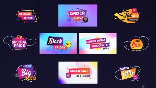 Videohive - Sales Badges And Titles || Premiere Pro MOGRT - 34267958 - 34267958