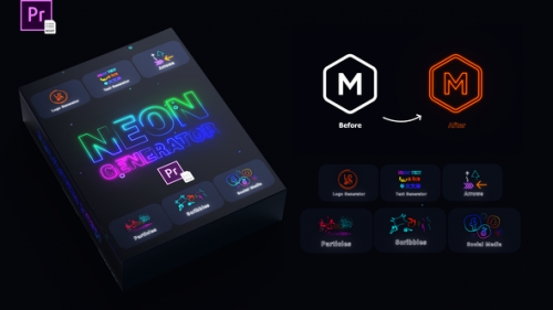 Videohive - Neon Generator Toolkit | MOGRTs - 34271591 - 34271591