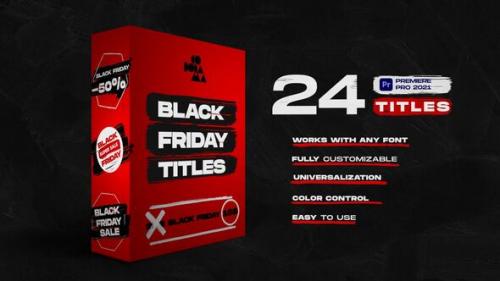 Videohive - Black Friday Titles | Premiere Pro - 34274187 - 34274187