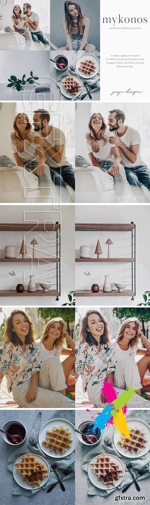 CreativeMarket - Mykonos Lightroom Preset Pack 5759824