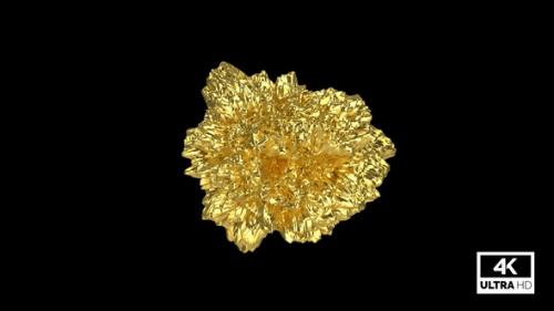 Videohive - Abstract Gold Nugget 4K - 34230965 - 34230965