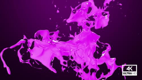 Videohive - Abstract Pink Paint Splash V4 - 34230977 - 34230977