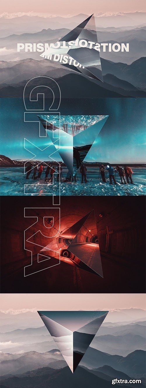 CreativeMarket - Prism Lens Distortion Photo Effect 5780459