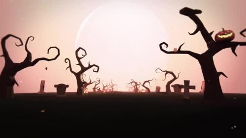 Videohive - Halloween Background Loop - 34255992 - 34255992